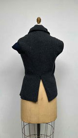 Comme Des Garcons Deconstructed Braided Knit Vest