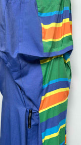 132 5. Issey Miyake N/S Color-Blocking Earth Long Dress