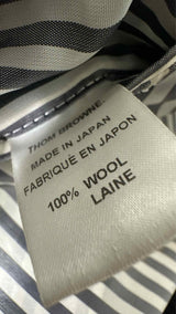 Thom Browne Double-breasted Wool Trench Coat