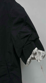 Margiela Hard Hand Crinkled Coat
