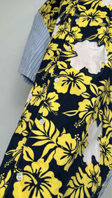 Comme Des Garcons Shirt S/S Hawaiian Stripe Shirt