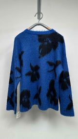 Saint Laurent Mohair Floral Printed Sweater