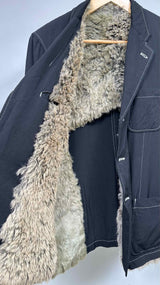 Comme Des Garcons Homme Homme Faux-fur-lining Jacket