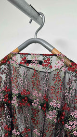 Junya Watanabe S/S Floral Embroidered Mesh Dress