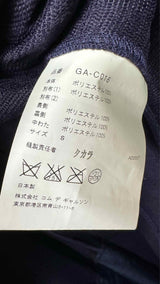 Comme Des Garcons Ruching-Pocket Detailed Hybrid Coat