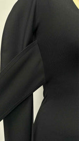 Alaia L/S Sculpting Maxi Dress