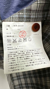 Junya Watanabe MAN Elbow-patch Hybrid Plaid Shirt