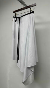 Ann Demeulemeester Pin-stripe Asymmetrical Wrap Skirt