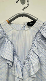 Simone Rocha H/S Stripe Tiered Fill Shirt Dress