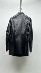 Balenciaga Double-breast Leather Short Coat