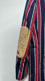 Thom Browne Elbow-whale-patched Stripe Blazer Jacket