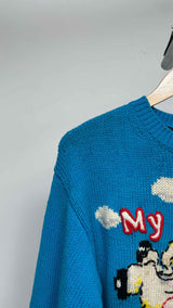 Marc Jacobs x Magda Archer "My life is crap" Intarsia Sweater