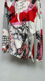 Vivienne Westwood L/S Hybrid Pullover Print Top