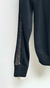 Dior Knit Oblique Jacquared Zip-up Cardigan
