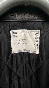 Sacai Zip-detailed Layered Leather Riders Jacket