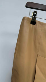 Stella McCartney Front-slit Faux-leather Midi Skirt