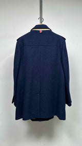 Thom Browne Double-breasted Wool Trench Coat