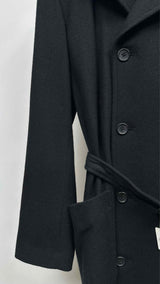 Yohji Yamamoto Pour Homme Shawl-collar Belted Long Coat