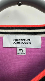 Christopher John Rogers N/S Circuler Hole-punch Knit Top