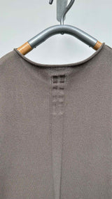 Rick Owens L/S Bottom-slit Shoulder Cut-out Dress