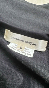Comme Des Garcons L/S Glitter Drape-layered Dress