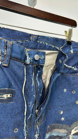 Acne Studios Airbrush Bow High-rise Boot-cut Jeans