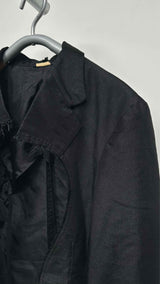 Comme Des Garcons Cut-out Gliitter Blazer Jacket