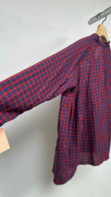 Daniela Gregis L/S Plaid Oversized Blouse
