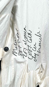 Elena Dawson Two-tone Detailed Pleats-bottom Long Coat