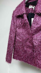 Lanvin O'sized Fuzzy Blazer Jacket