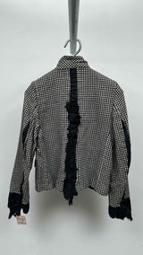Comme Des Garcons Comme Des Garcons Frill-detailed Check Jacket