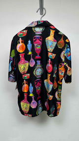 Versace X Andy Dixon S/S Vessels Vacation Satin Shirt