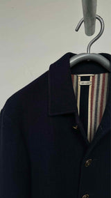 Thom Browne Metal-button Wool OverCoat