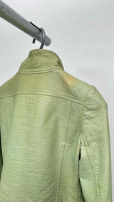 Courreges X UTA Arline Flight Crew Uniform Faux Leather Jacket