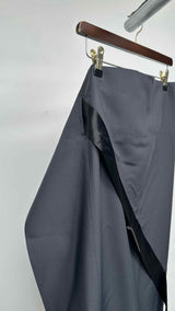 132 5. Issey Miyake Belted Asymmetrical Long Skirt