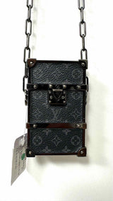 Louis Vuitton Eclipse Monogram Canvas Trunk Box Pouch