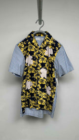 Comme Des Garcons Shirt S/S Hawaiian Stripe Shirt