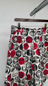Comme Des Garcons Homme Plus X FORNASETTI Wide Printed Shorts