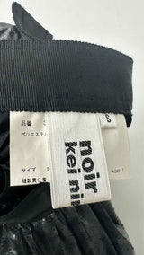 Noir Kei Ninomiya Asymmetrical Pleated Quilted Skirt