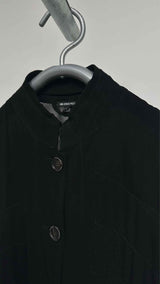 Ann Demeulemeester Stand-collar Sheer Military Blazer Jacket
