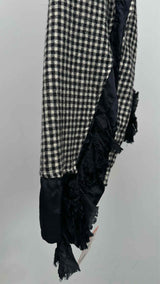 Comme Des Garcons Comme Des Garcons Frill-detailed Check Jacket