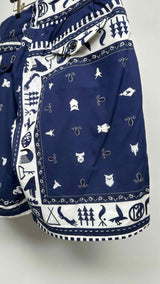 Margiela Bandana Buckled-waist Wide Shorts