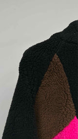 Eye/ LOEWE/ Nature Fleece Patchwork Zip-up Jacket