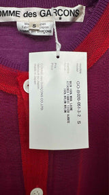 Comme Des Garcons Tulle Layered Cardigan