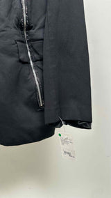 Comme Des Garcons Homme Plus Distressed Front-zip Blazer Jacket