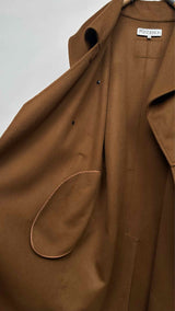 JW Anderson Belted Longline Wrap Front Long Coat