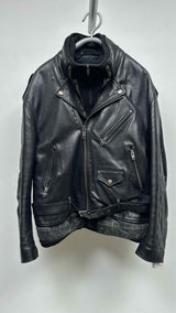 Balenciaga 3-in-1 Layered Leather Jacket