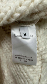 Simone Rocha Oversized Cut-out Cable Sweater