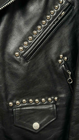 Sacai x Schott Studded Leather Jacket