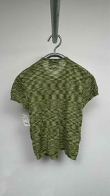 Jean Paul Gaultier S/S Henley-neck Knitted Top